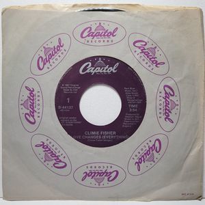 Climie Fisher Vinyl 45 Love Changes (everything) / Never Close The Show G/VG